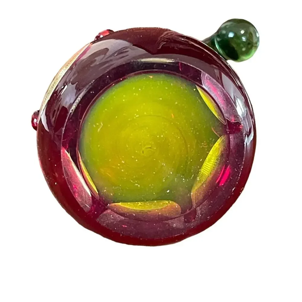 Vintage Kaspar Silesia Multi-Color Glass Art Clown Paperweight Made In Germany